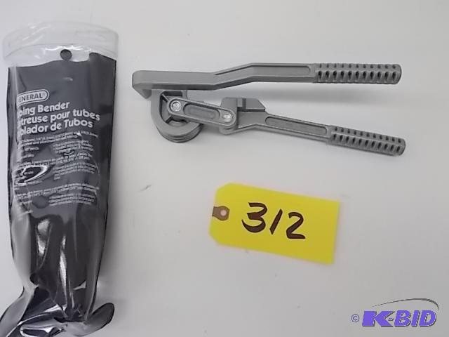 lot 312 image: General Tubing Bender, New, Damaged Vinyl Pou...