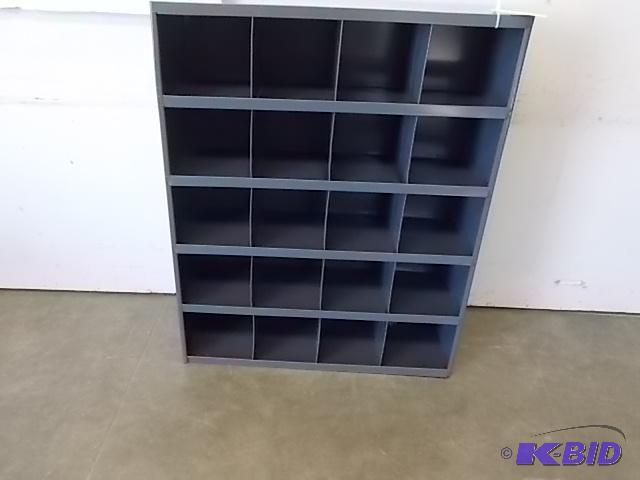 lot 37 image: Durham Pigeon Hole Cabinet, 34 x 12 x 42, (20...