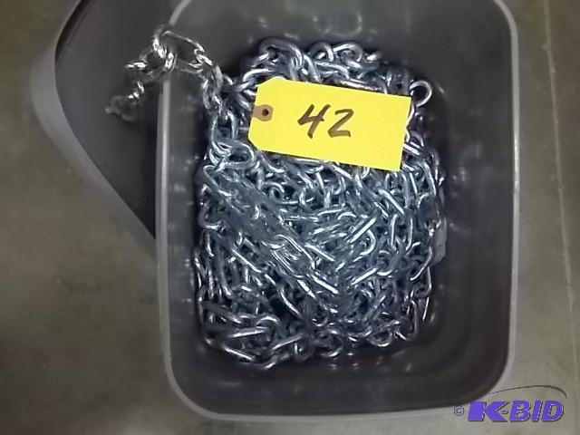 lot 42 image: CM High Test Chain, 14" x 140, Grade 4...