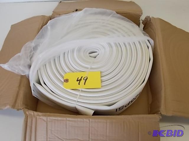 lot 49 image: Water Discharge Hose, 2" x 100, Rubber ...