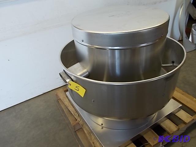 lot 5 image: Dayton Model 6KWH8 Exhaust Ventilator, 1 hp, ...