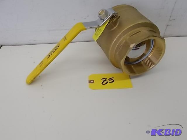 lot 85 image: Apollo 4" Brass Ball Valve, New, 1CKD9...