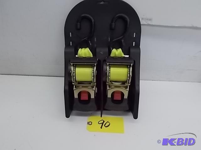 lot 90 image: (2) Ratchet Straps, 2" x 6, New...