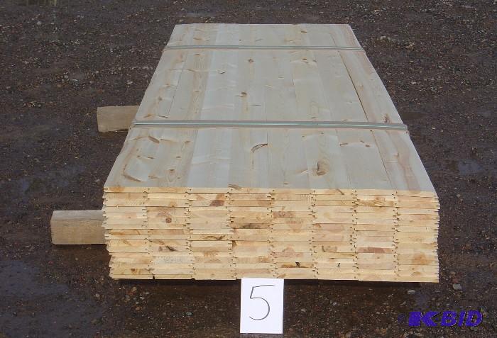 1 x 6 x 8 Ponderosa Pine Tongue & Groove