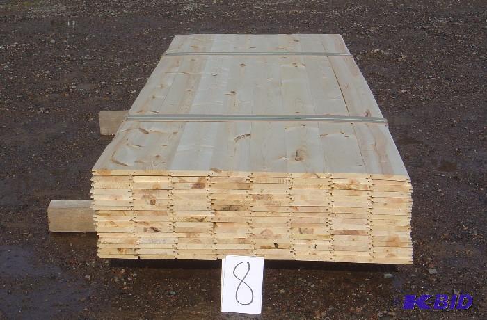 1 x 6 x 8 Ponderosa Pine Tongue & Groove