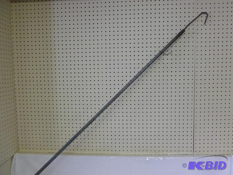 lot 119 image: Large heavy duty galvanized steel gaff hook t...