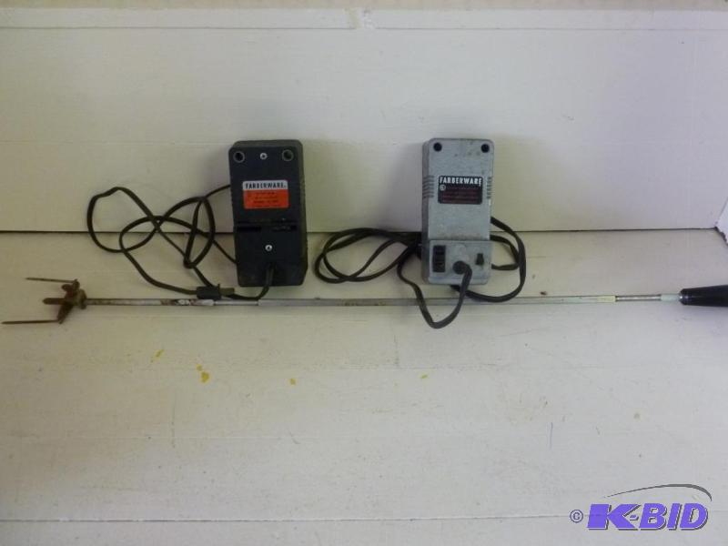 lot 120 image: Lot of two Farberware&nbsprotisserie motors,...
