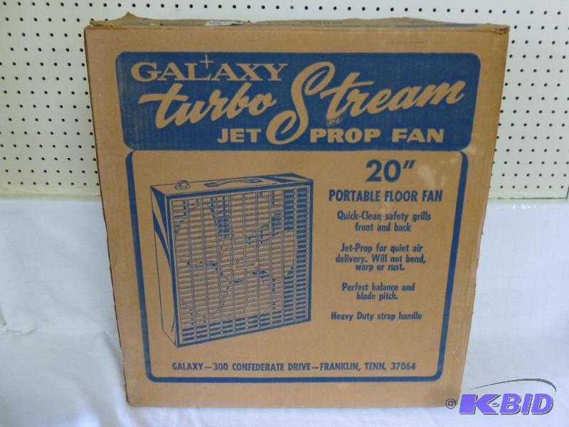 lot 132 image: Galaxy Turbo Stream 20" jet prop fan, co...