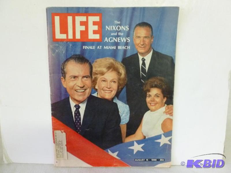 lot 142 image: Life Magazine - The Nixons and the Agnews fin...