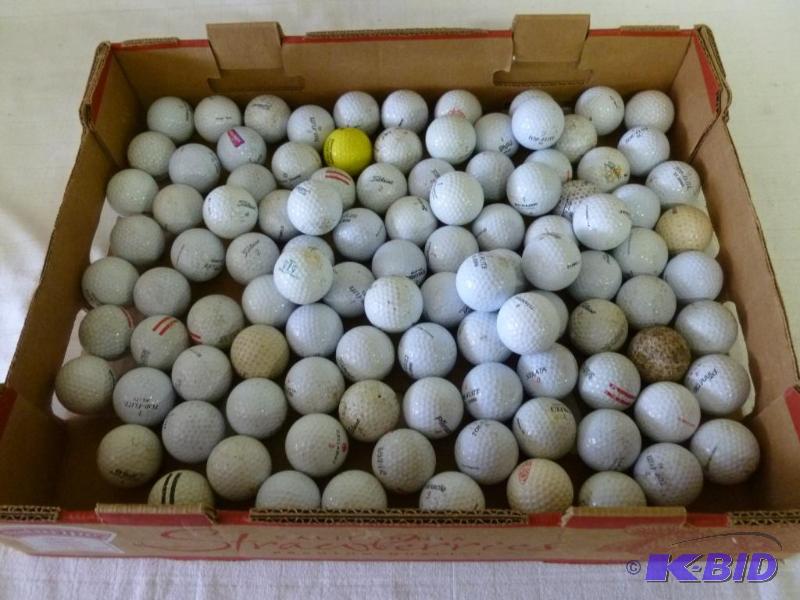 lot 214 image: Huge lot of 80 golf balls, good useable cond...
