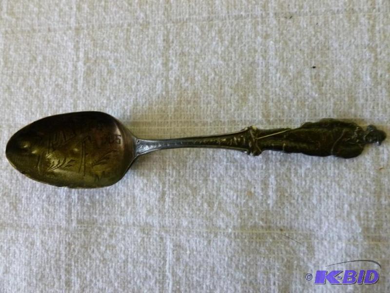 lot 278 image: Vintage sterling silver souvenir spoon, Grani...