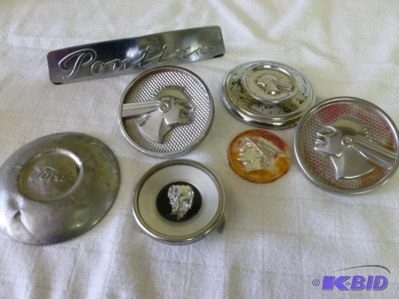 lot 280 image: Lot of seven vintage car emblems....