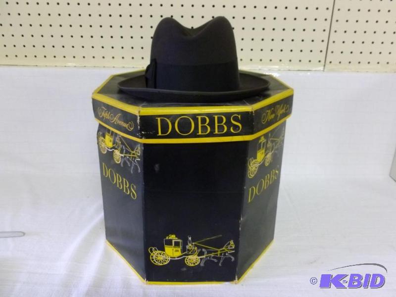 lot 93 image: Vintage Dobbs Fifth Avenue mens hat size 6 ...