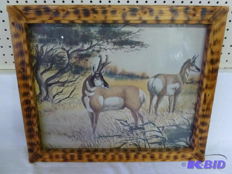 lot 94 image: Judy Berkowitz - pronghorn wood framed print ...