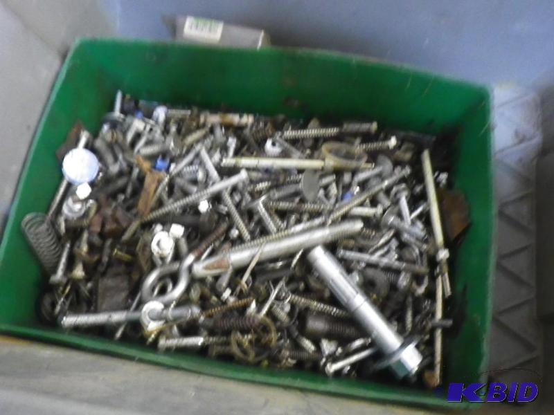 Tote of hardware...
