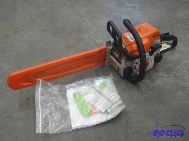 lot 11 image: Stihl MS170 Chainsaw With Manual & Etc...