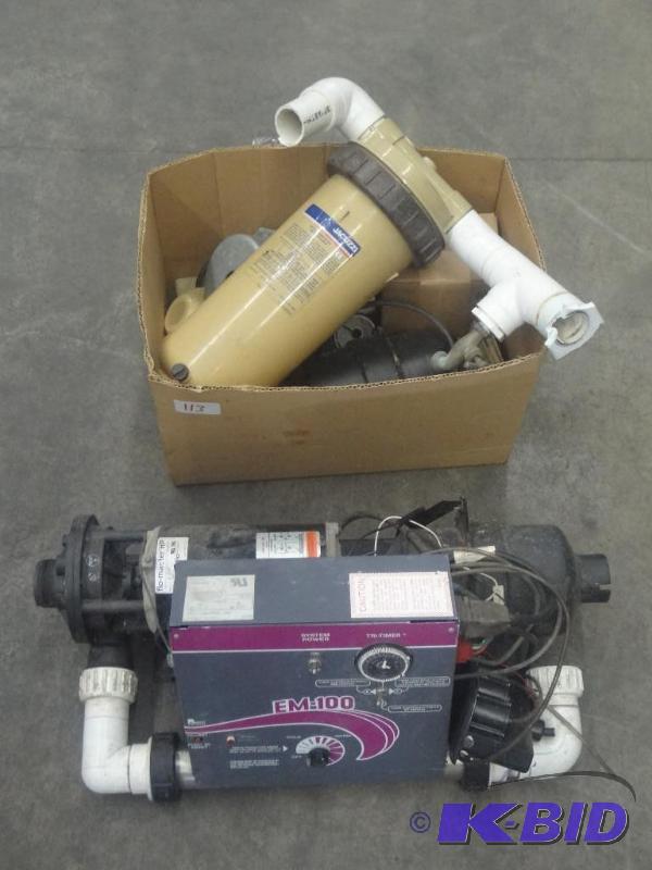 lot 113 image: Flo-Master HP Jacuzzi Pump With Filtration Sy...