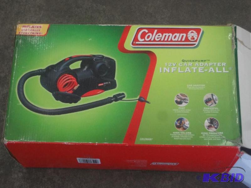 lot 28 image: Coleman 12Volt Car Adapter Inflate-All...