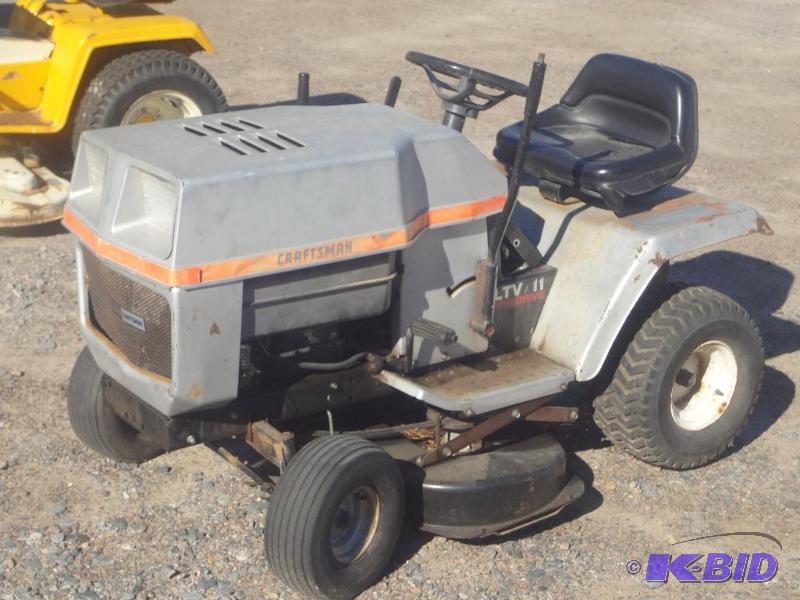 lot 3 image: Craftsman Lawn Tractor For Parts, Complete...