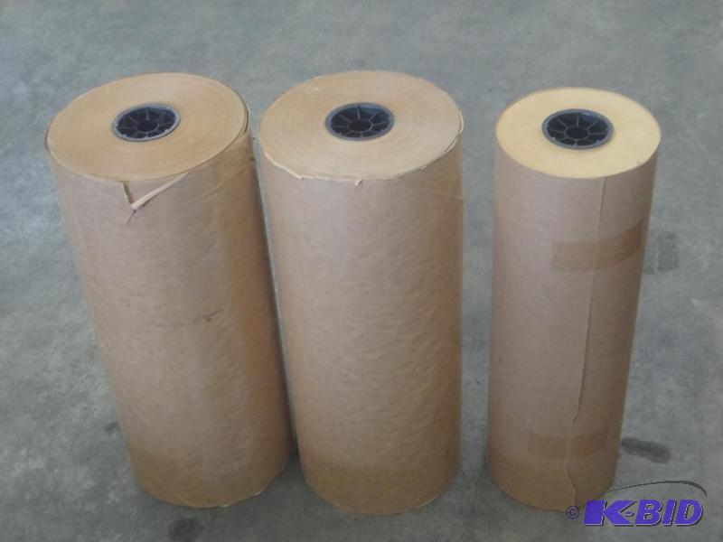 lot 39 image: (3) Rolls Of Industrial PaperPlus Packing Pap...