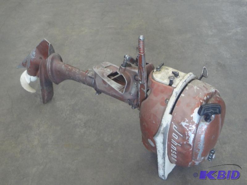 lot 66 image: 1956 Johnson 3.5HP Outboard Motor, Runs...