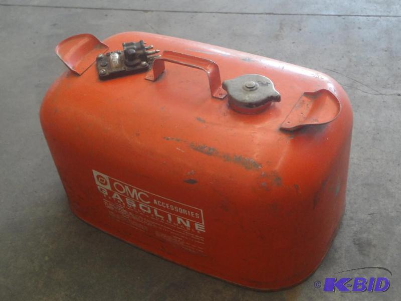 lot 82 image: 5-Gallon Steel Boat Fuel Can...