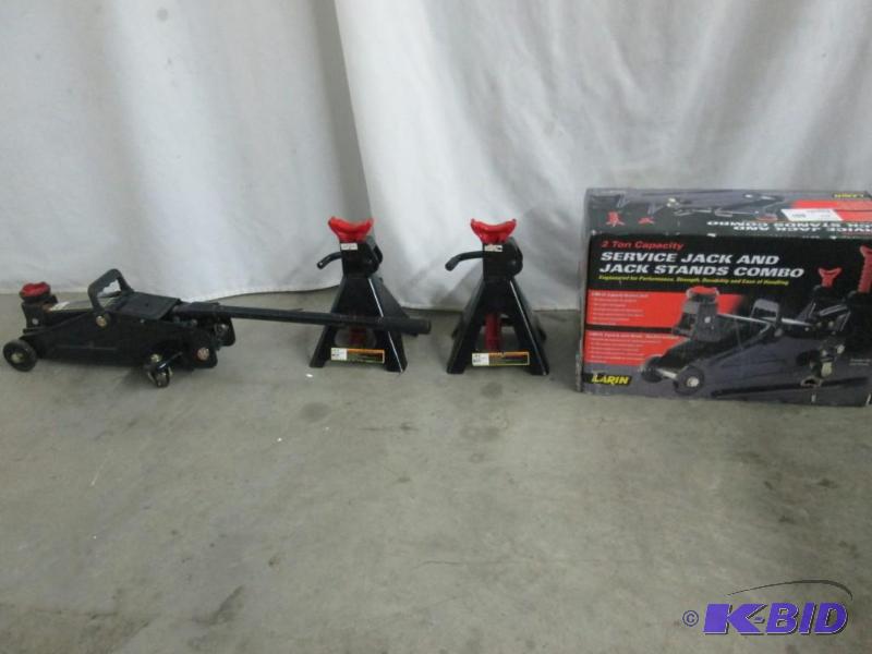2 Ton Floor Jack with Jack Stand