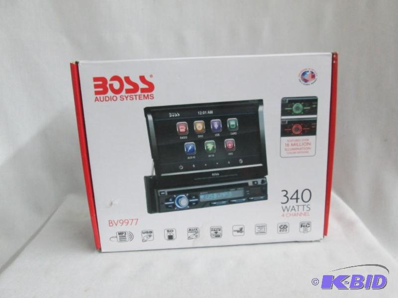Boss DVD Multimedia Car Stereo w 7 Touch Screen