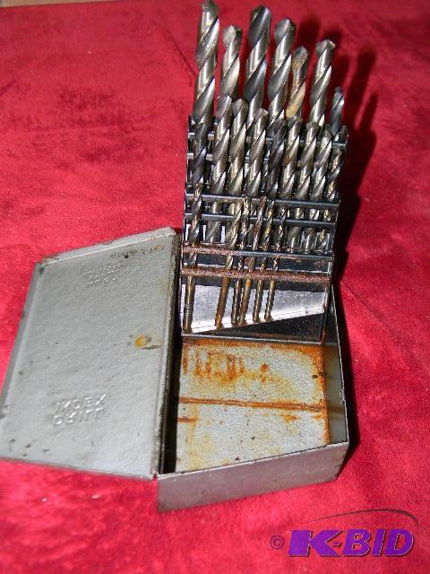 lot 101 image: Drill bit set in case...