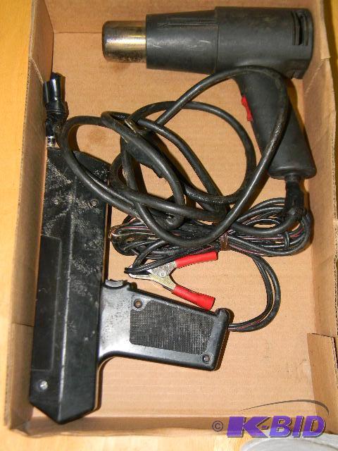 lot 124 image: Lot of 2 - timing light and heat gun...