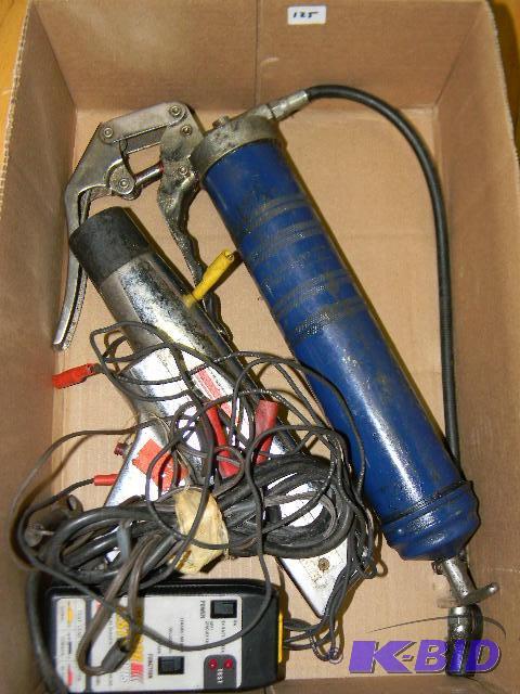 lot 125 image: Lot of 3 - timing light, sensor tester and gr...