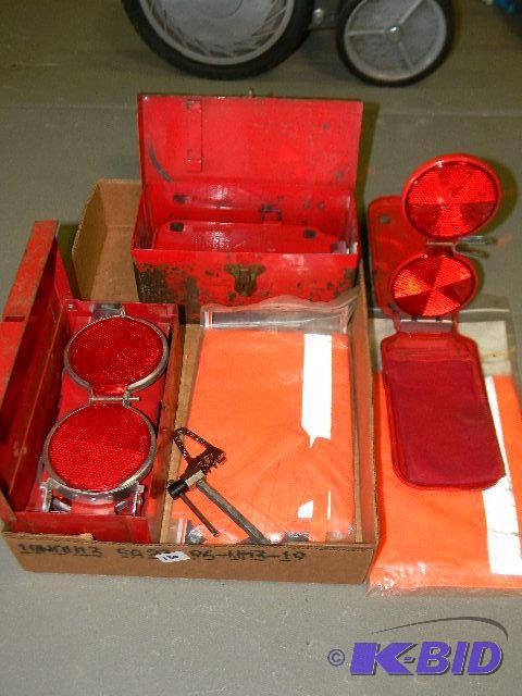 lot 130 image: Lot of emergency roadside equipment - safety ...