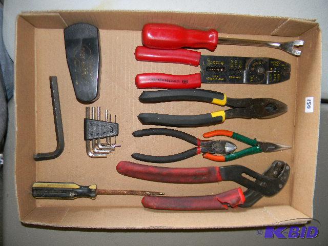 lot 150 image: Lot of misc. tools - wire cutters and more...