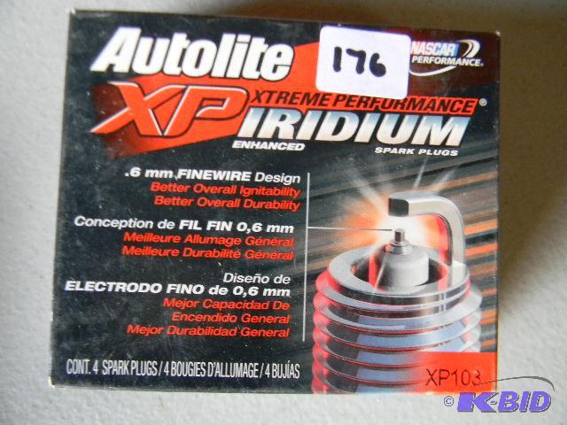 lot 176 image: NEW box of Autolite Xtreme Performance Iridiu...
