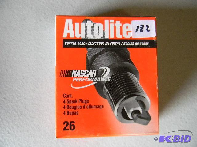 lot 182 image: NEW box of Autolite Copper Core Nascar Perfor...