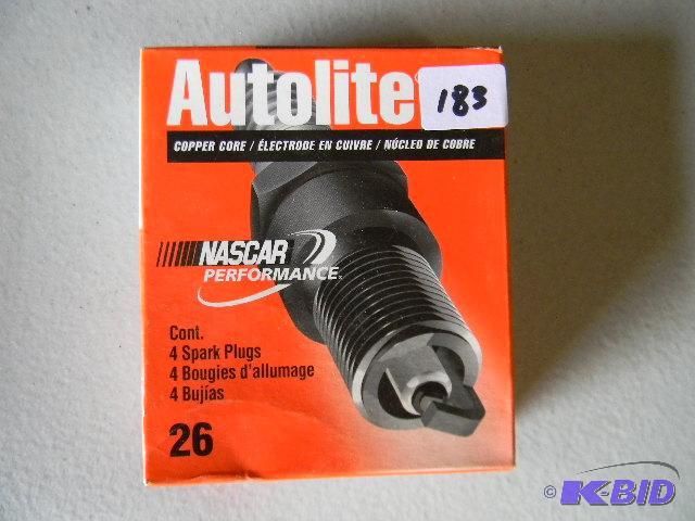 lot 183 image: NEW box of Autolite Copper Core Nascar Perfor...
