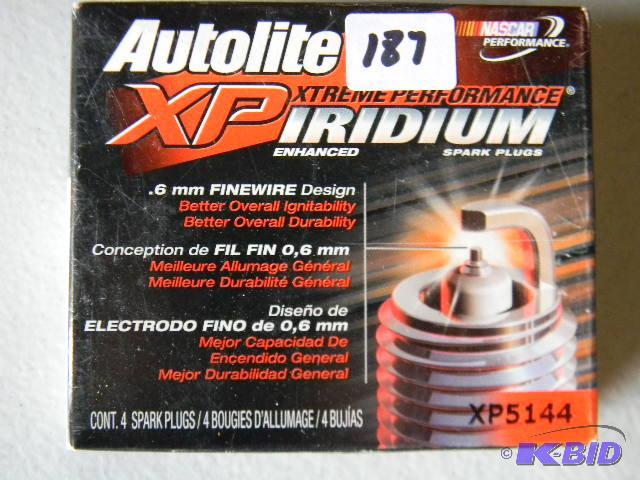 lot 187 image: NEW box of Autolite Xtreme Performance Iridiu...
