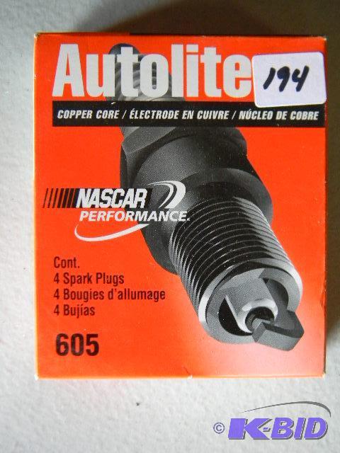 lot 194 image: NEW box of Autolite Copper Core Nascar Perfor...