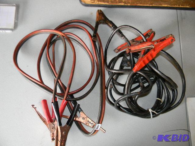 lot 201 image: Lot of 2 jumper cables...