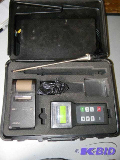 lot 203 image: Bacharach portable combustion analyzer in cas...