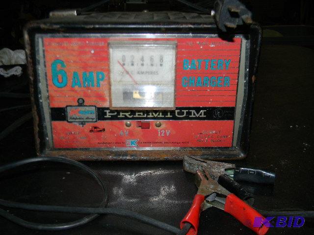 lot 22 image: Premium 6 amp battery charger...