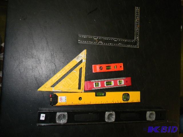 lot 5 image: Lot of 6 - four levels and two corner measuri...