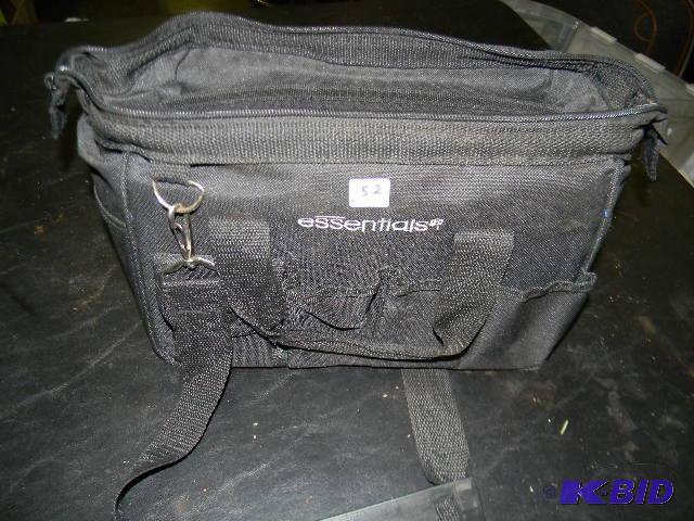 lot 52 image: Essentials black tool bag...