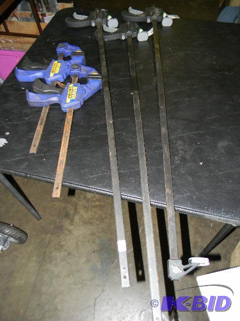 lot 6 image: Lot of 5 clamps - two 2 clamps and three 4 ...