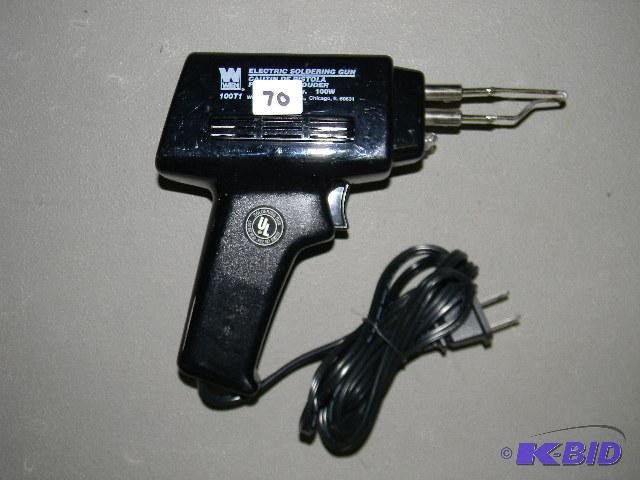 lot 70 image: Wen electronic soldering gun...