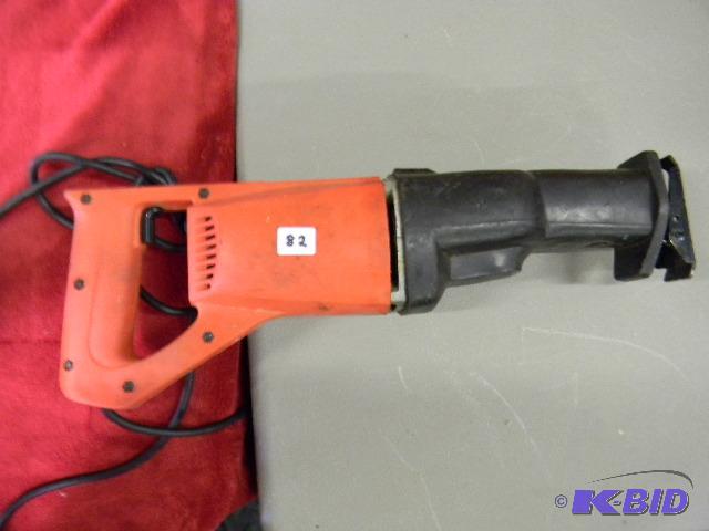 lot 82 image: Reciprocating corded saw...
