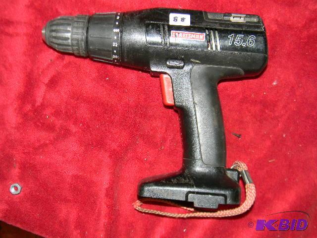 lot 88 image: Craftsman 15.5v cordless drill - no battery p...