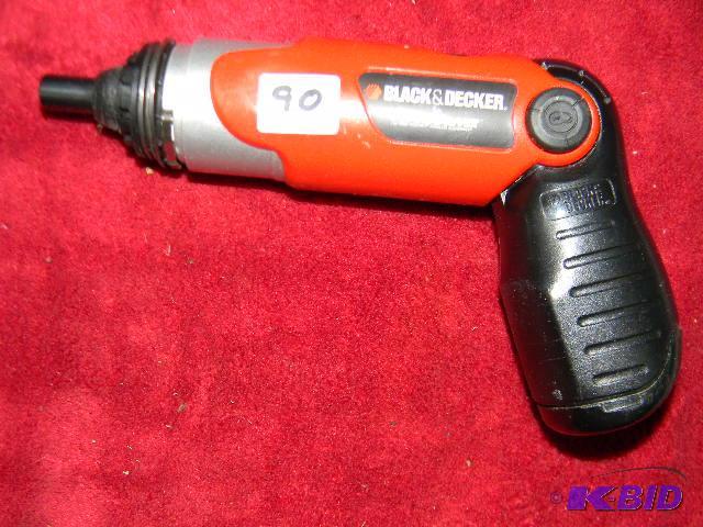 lot 90 image: Black & Decker cordless driver...