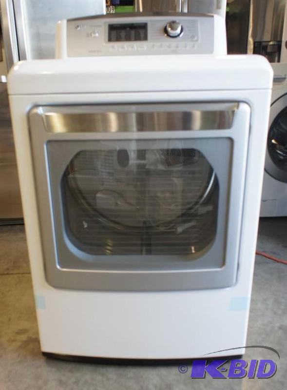 lot 11 image: LG Gas Dryer Model #(DLGX5171W) LG SteamDryer...