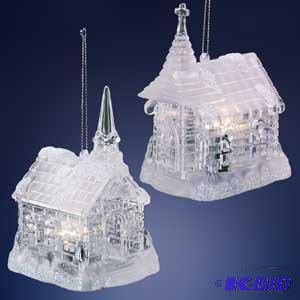 4 Church Lite Cover Ornament x2